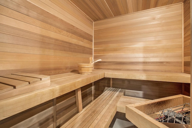3113 Miller Rd, Ann Arbor, MI 48103 - relaxing sauna featuring wooden walls