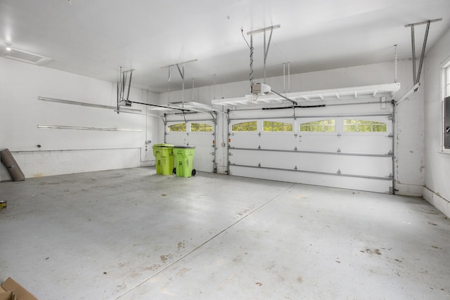 3113 Miller Rd, Ann Arbor, MI 48103 - garage with a garage door opener