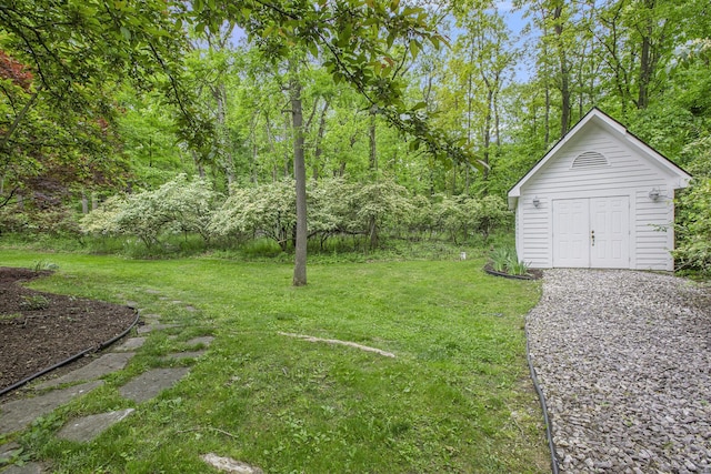 3113 Miller Rd, Ann Arbor, MI 48103 - view of green lawn with an outbuilding