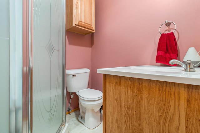 2639 Dutch Acres, Allegan, MI 49010 - bathroom with vanity, a shower stall, and toilet