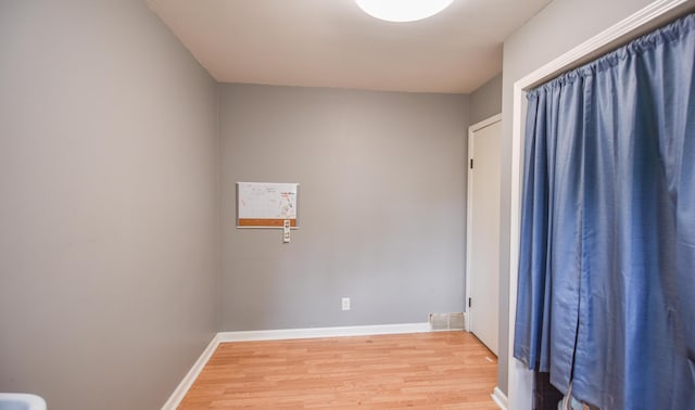 493 Swan Ln, Coldwater, MI 49036 - spare room featuring light wood-type flooring and baseboards