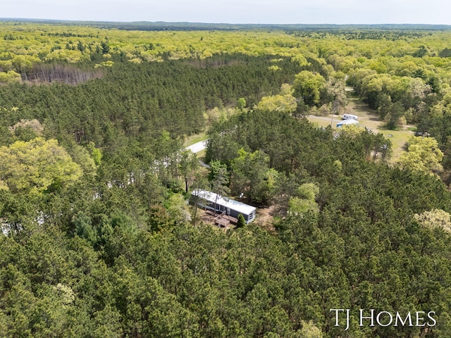 3010 E 96th St, Newaygo, MI 49337 - drone / aerial view of a heavily wooded area