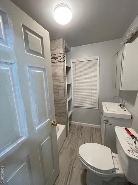 19961 Forrer St, Detroit, MI 48235 - bathroom with toilet and vanity