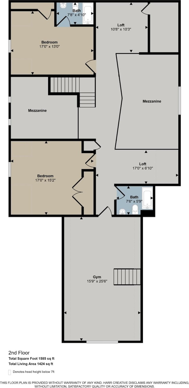 1020 E Woodlawn Ave, Hastings, MI 49058 - room layout