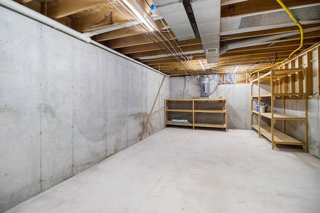 4273 20th St, Dorr, MI 49323 - unfinished below grade area with electric panel