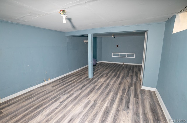 15859 Cloverlawn St, Detroit, MI 48238 - finished below grade area featuring wood finished floors and baseboards