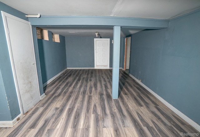 15859 Cloverlawn St, Detroit, MI 48238 - finished below grade area featuring wood finished floors