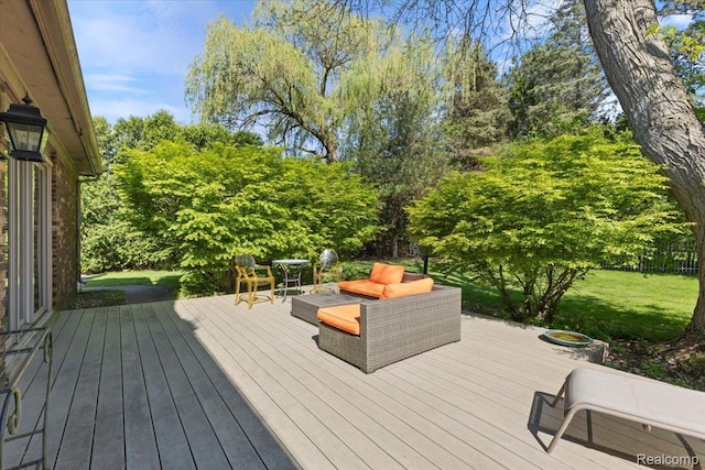 4824 Quarton Rd, Bloomfield Hills, MI 48302 - deck with a lawn
