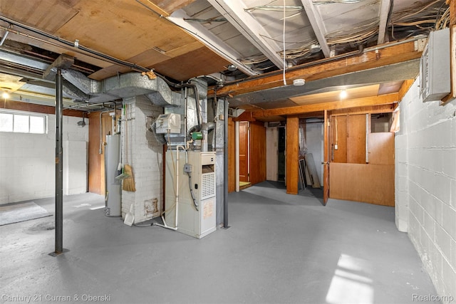 2143 Boldt St, Dearborn, MI 48124 - below grade area with water heater