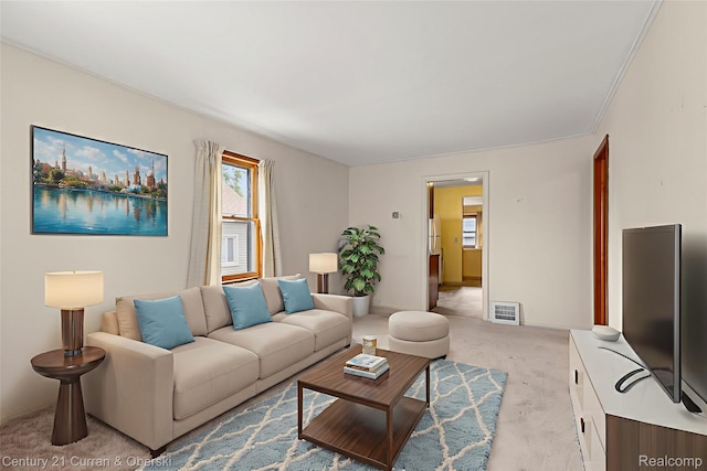 2143 Boldt St, Dearborn, MI 48124 - living area featuring light carpet