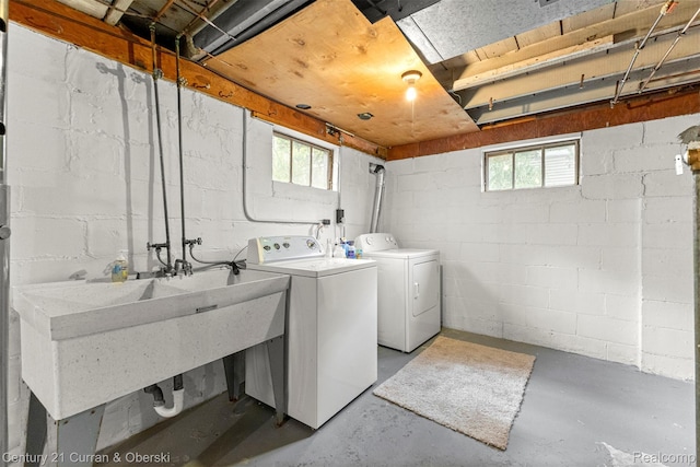 2143 Boldt St, Dearborn, MI 48124 - laundry room with independent washer and dryer and healthy amount of natural light