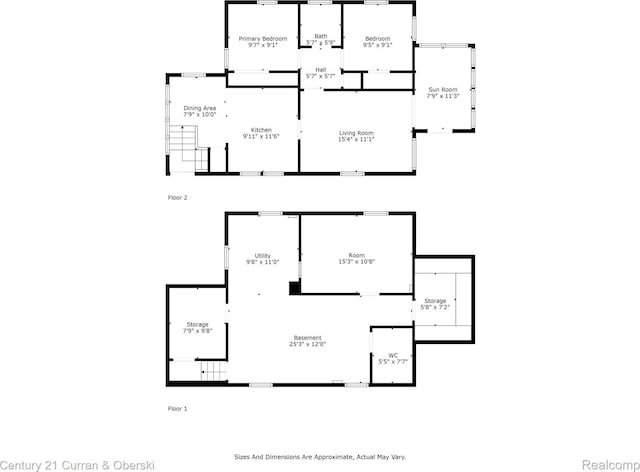 2143 Boldt St, Dearborn, MI 48124 - home floor plan