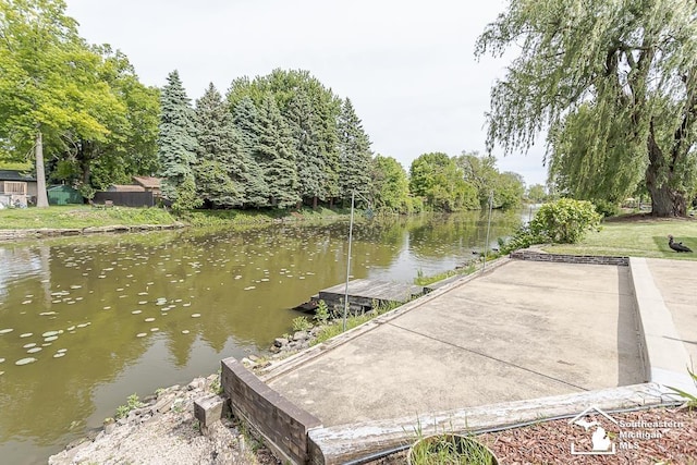 6337 Raymar St, Erie, MI 48133 - dock featuring a water view