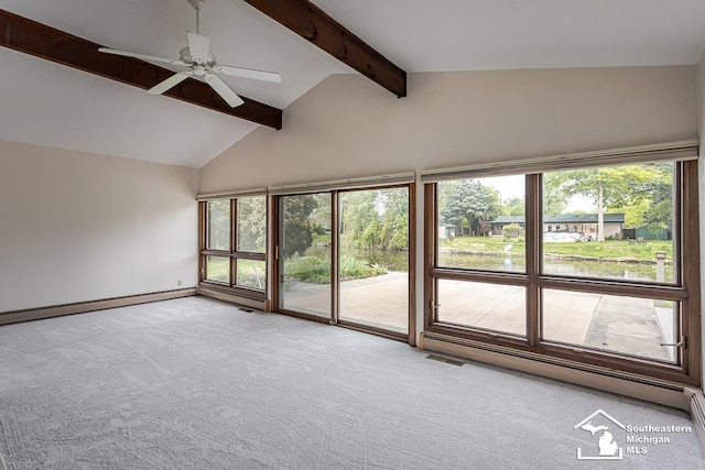 6337 Raymar St, Erie, MI 48133 - unfurnished sunroom featuring baseboard heating