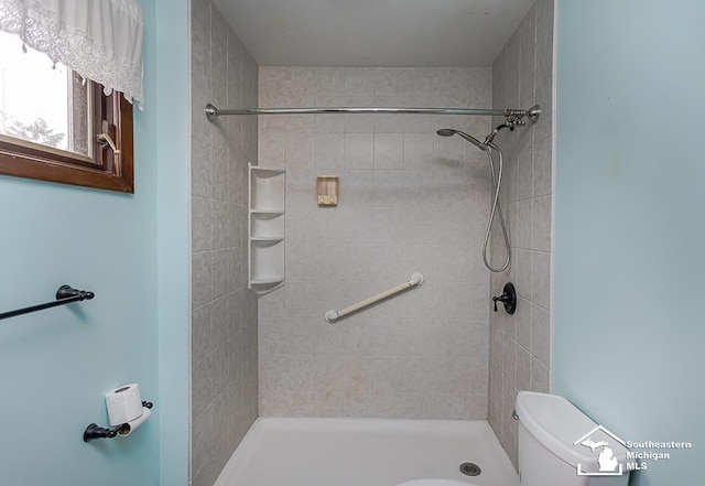 6337 Raymar St, Erie, MI 48133 - bathroom featuring toilet and tiled shower