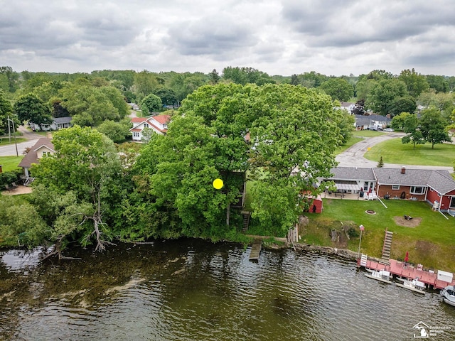 27145 James Ave, Flat Rock, MI 48134 - aerial view of property's location featuring a large body of water