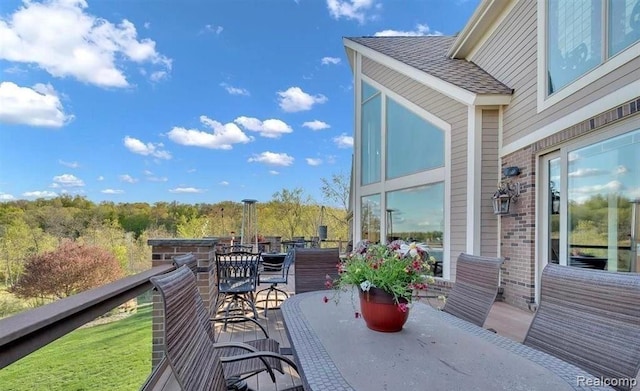 4143 Longview Dr, Lapeer, MI 48446 - view of patio / terrace with outdoor dining space