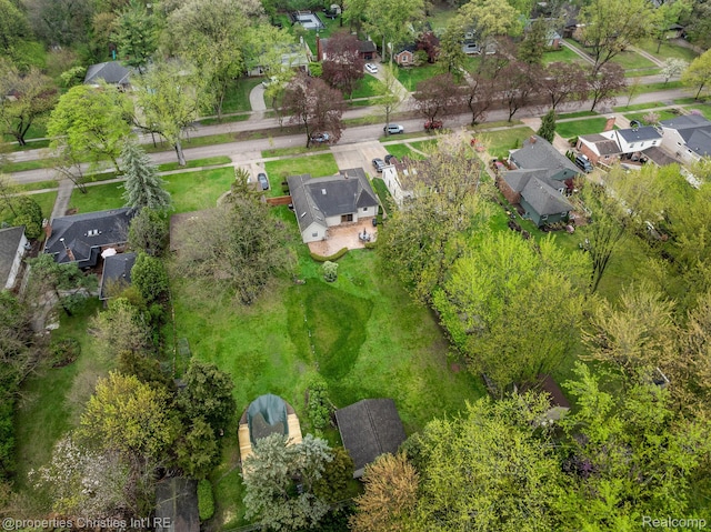 708 Mount Vernon Blvd, Royal Oak, MI 48073 - aerial perspective of suburban area