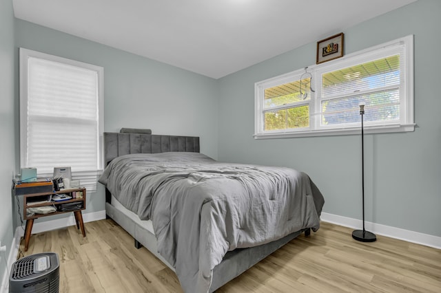 20241 Braile St, Detroit, MI 48219 - bedroom featuring light wood-style flooring, multiple windows, and baseboards