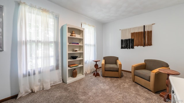1755 Country View Dr, Okemos, MI 48864 - sitting room with carpet and baseboards