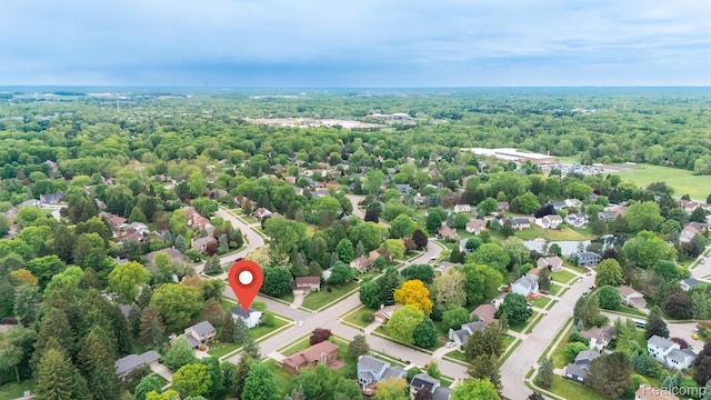 1755 Country View Dr, Okemos, MI 48864 - bird's eye view