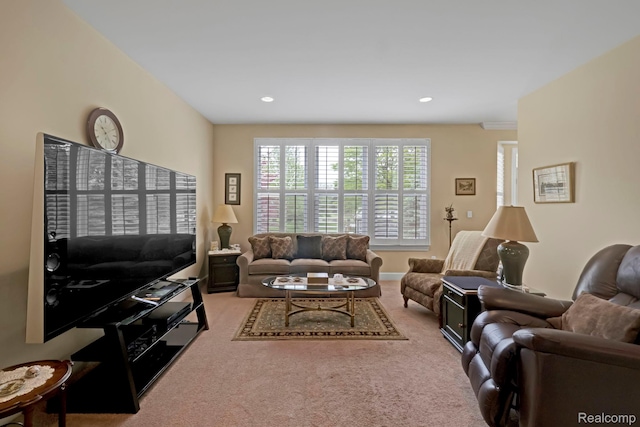 59649 Mallory Ln, South Lyon, MI 48178 - carpeted living area with recessed lighting