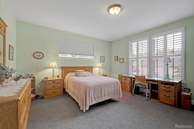 59649 Mallory Ln, South Lyon, MI 48178 - bedroom featuring carpet floors and a desk