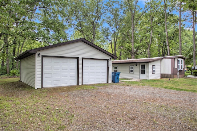 24923 Sandy Beach Dr, Edwardsburg, MI 49112 - view of detached garage