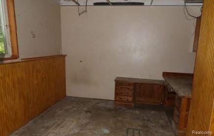 1747 Tennis Ct, Pleasant Lake, MI 49272 - basement featuring wooden walls