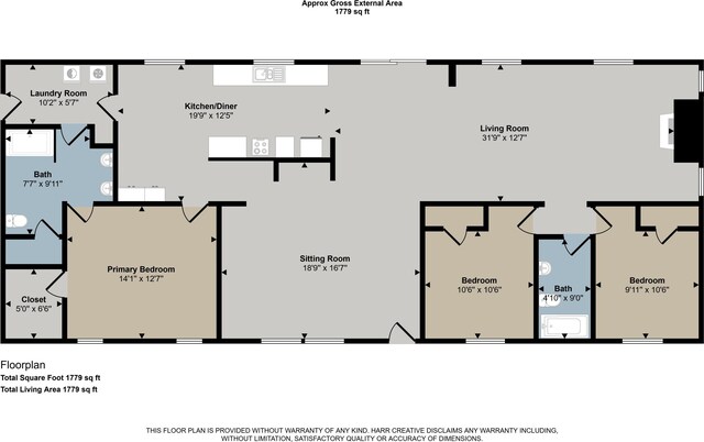17055 Blackfoot Trl, Howard City, MI 49329 - property floor plan