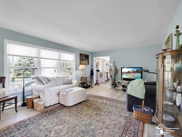 11963 Egan Hwy, Brooklyn, MI 49230 - living area featuring wood finished floors