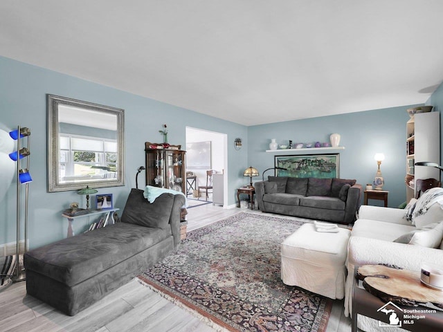 11963 Egan Hwy, Brooklyn, MI 49230 - living area with wood finished floors