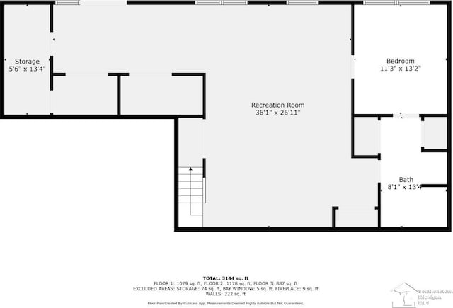 11963 Egan Hwy, Brooklyn, MI 49230 - view of room layout