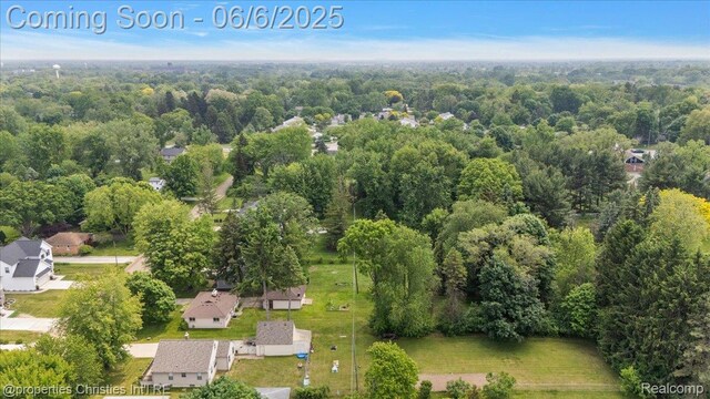 15501 Portis St, Northville, MI 48170 - view of property location featuring a forest