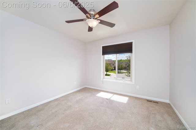 42105 Dorchester Ct, Clinton Township, MI 48038 - unfurnished room featuring carpet flooring, baseboards, and a ceiling fan