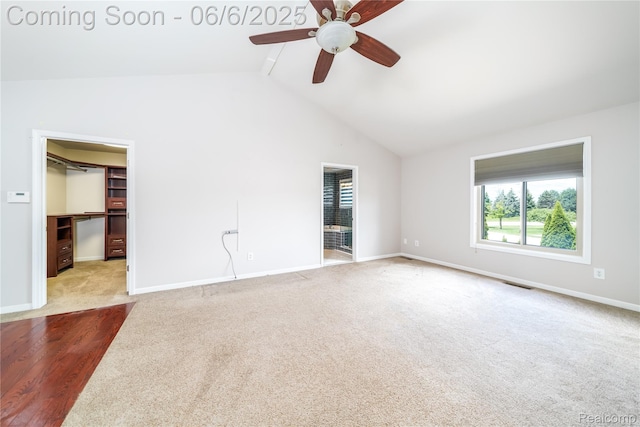 42105 Dorchester Ct, Clinton Township, MI 48038 - unfurnished room with carpet flooring, plenty of natural light, a ceiling fan, and baseboards