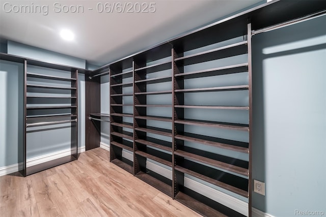 42105 Dorchester Ct, Clinton Township, MI 48038 - walk in closet featuring wood finished floors
