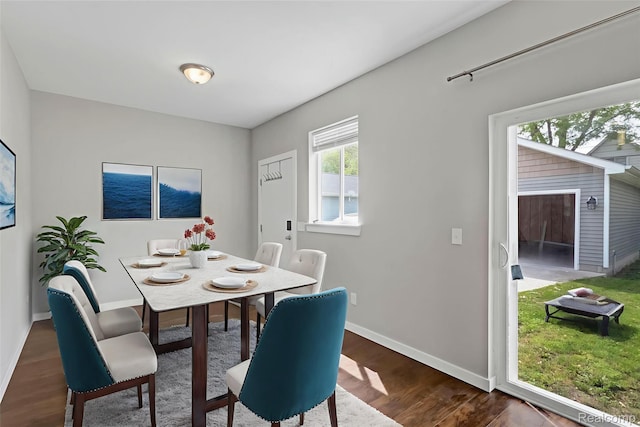 534 E Brickley Ave, Hazel Park, MI 48030 - dining space with wood finished floors and baseboards