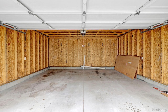 534 E Brickley Ave, Hazel Park, MI 48030 - garage featuring a garage door opener