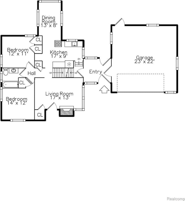 19988 Macarthur St, Redford, MI 48240 - view of floor plan / room layout
