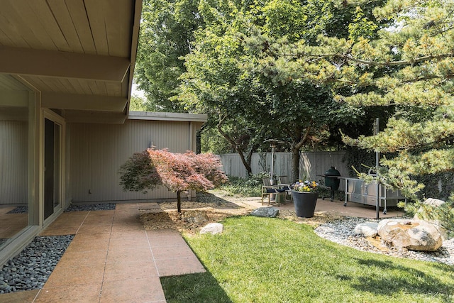 35 Fultonwood Dr SE, Grand Rapids, MI 49503 - view of yard with a patio