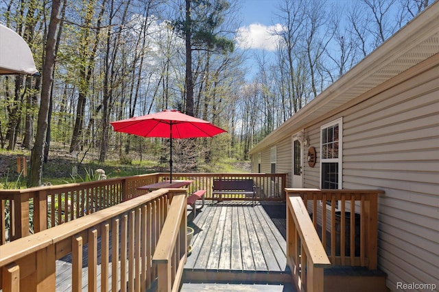 4952 Davison Rd, Lapeer, MI 48446 - view of wooden terrace