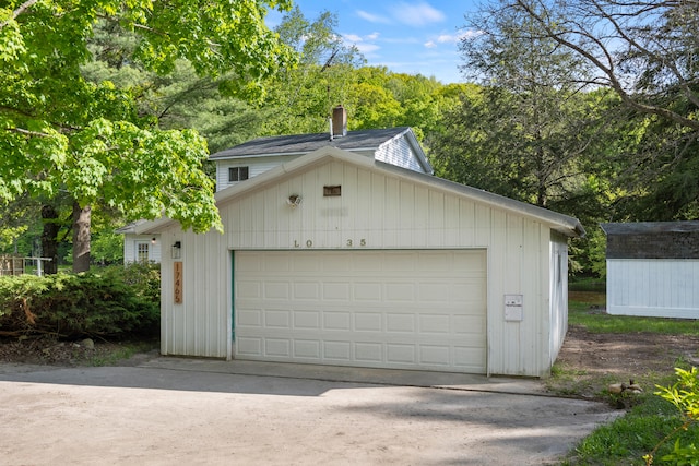 17465 Rapids Dr, Hersey, MI 49639 - view of detached garage