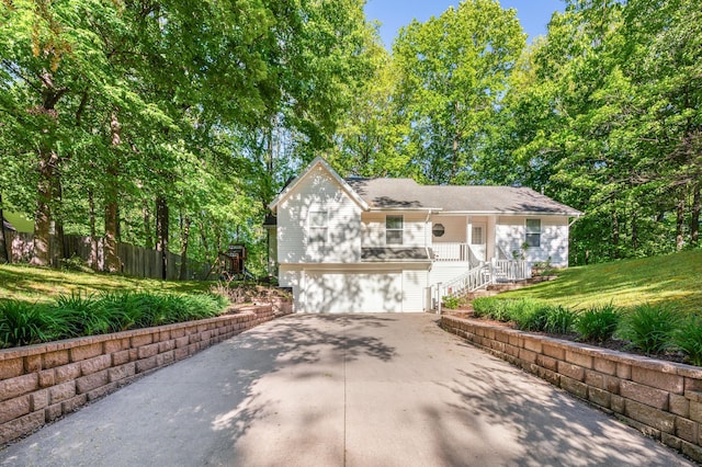 4085 Ravina Ter, Saint Joseph, MI 49085 - view of front of home with driveway, stairway, and an attached garage