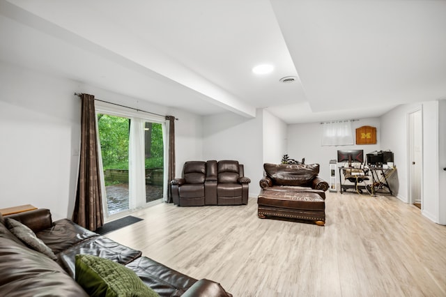 4085 Ravina Ter, Saint Joseph, MI 49085 - living room with wood finished floors and baseboards