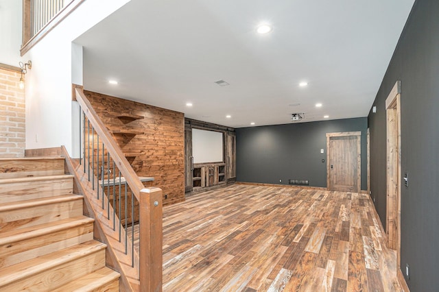 4035 136th Ave, Hamilton, MI 49419 - interior space with wood finished floors and recessed lighting