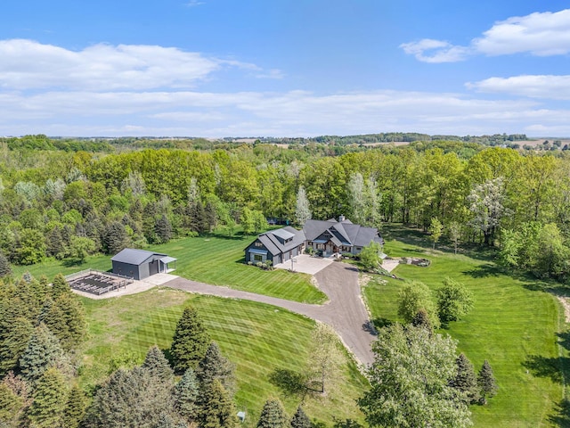 4035 136th Ave, Hamilton, MI 49419 - view of subject property featuring a heavily wooded area