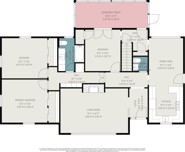 906 Wilshire Blvd, Kalamazoo, MI 49008 - view of home floor plan