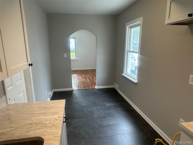23767 Battelle Ave, Royal Oak, MI 48030 - unfurnished room with arched walkways and baseboards