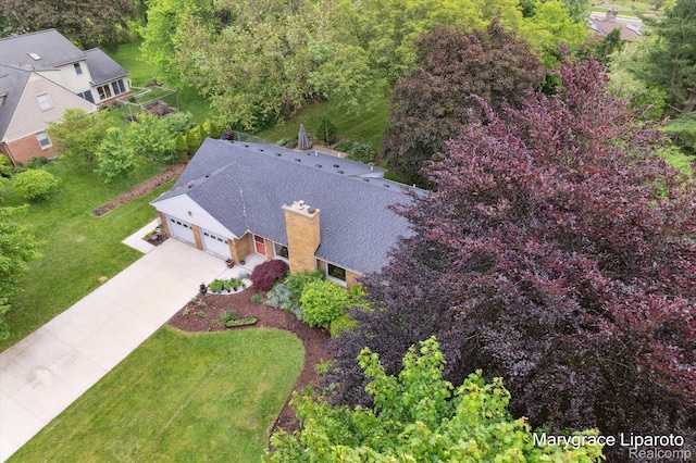 1220 Minglewood Way, Ann Arbor, MI 48103 - view from above of property